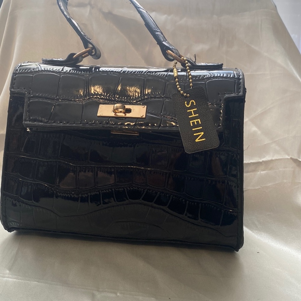 SHEIN crocodile mini purse